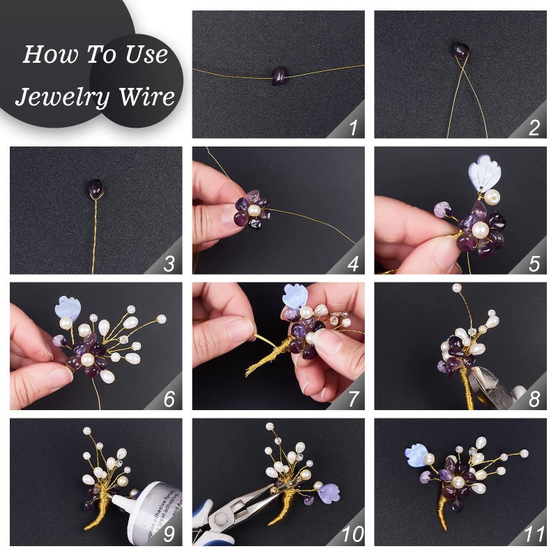 BENECREAT 28 Gauge 328FT Copper Jewelry Wire - Tarnish Resistant Craft Wire for Bracelet & Necklace Making - Image 5